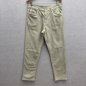 Faherty Stretch Terry 5-Pocket Men's Pants Green Size 32x30 - READ